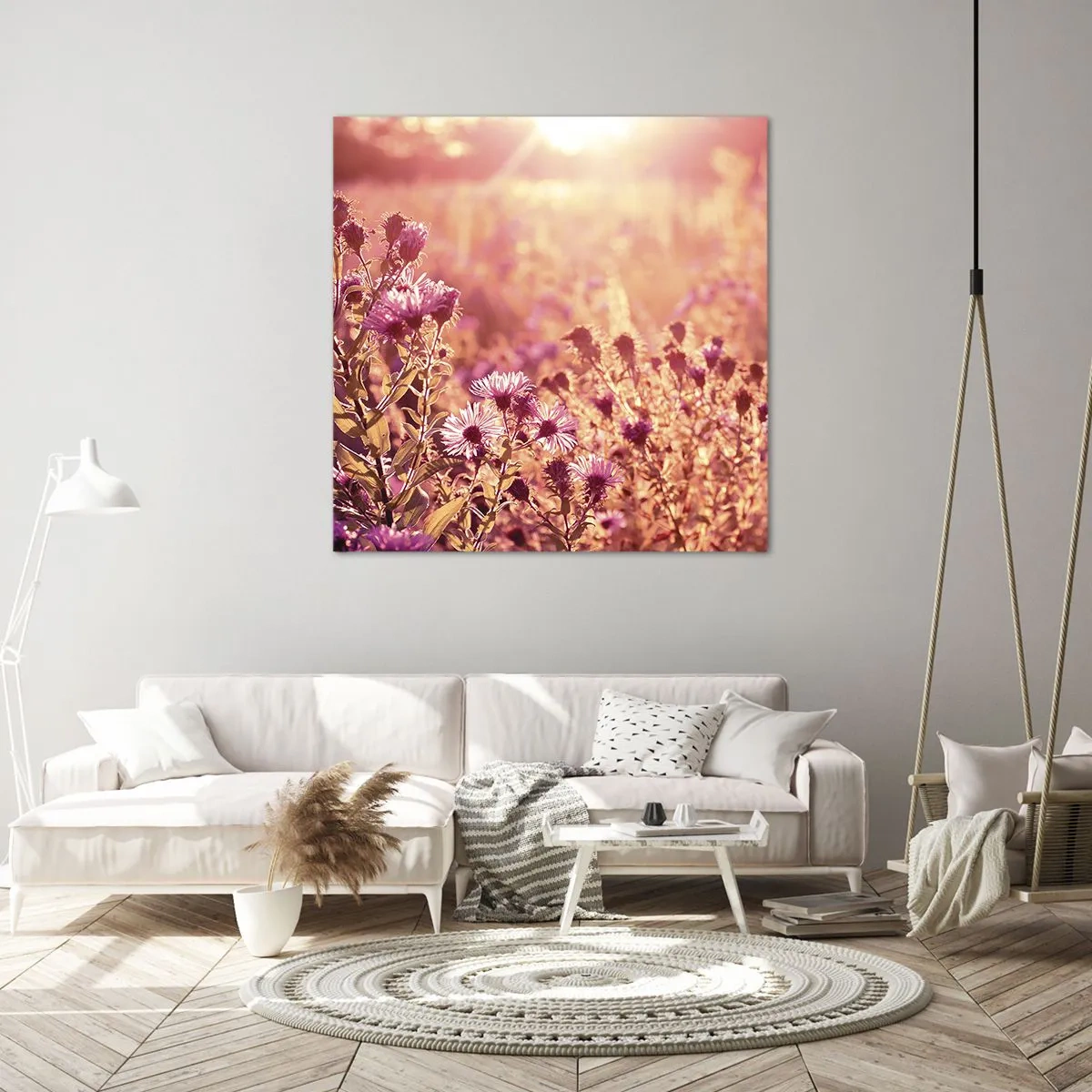 Bild auf Leinwand - Leinwandbild - Bevor der Sommer vorbei ist - 40x40 cm