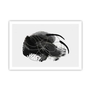 Poster - Aus Schwarz entstanden - 91x61 cm