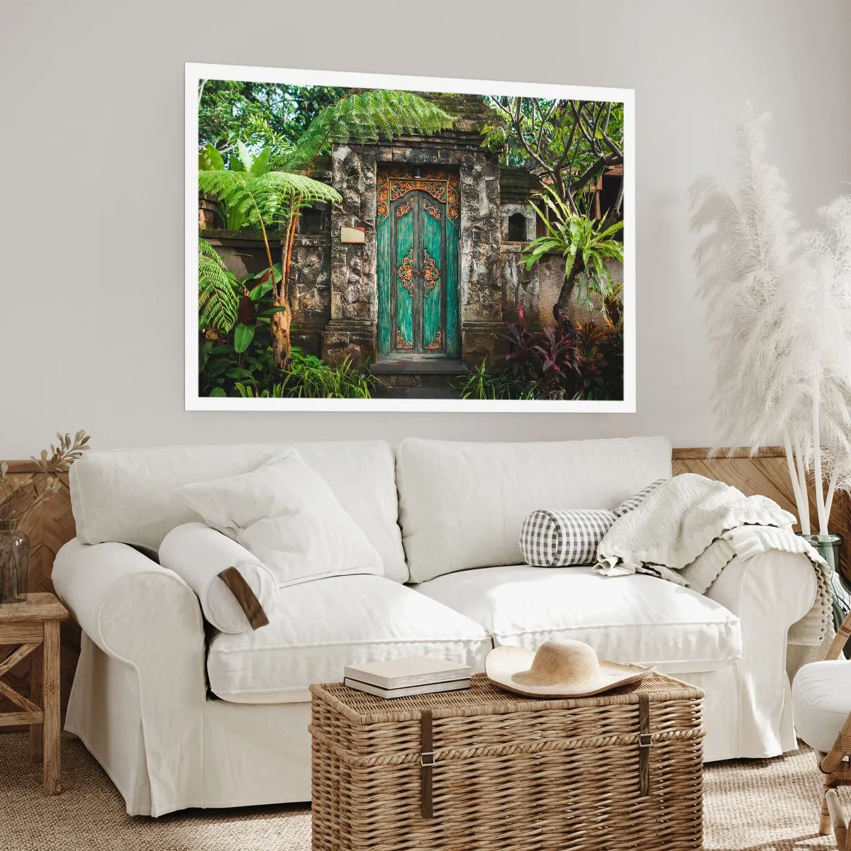 Poster - Eine Tür zu einer exotischen Welt - 50x40 cm