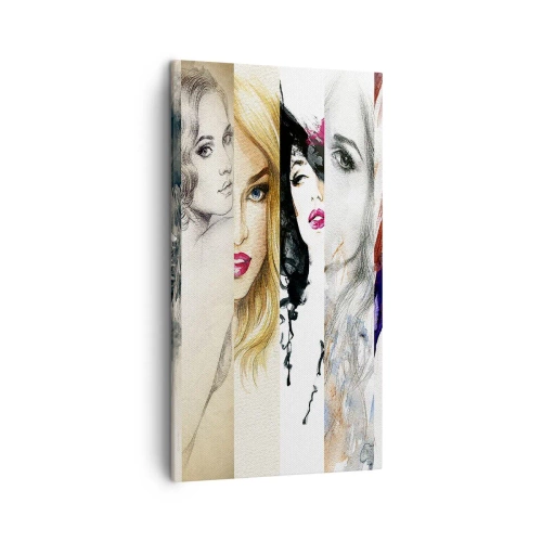 Bild auf Leinwand - Leinwandbild - Und es ist immer DU - 45x80 cm