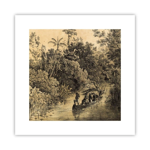 Poster - Expedition zur Quelle - 30x30 cm