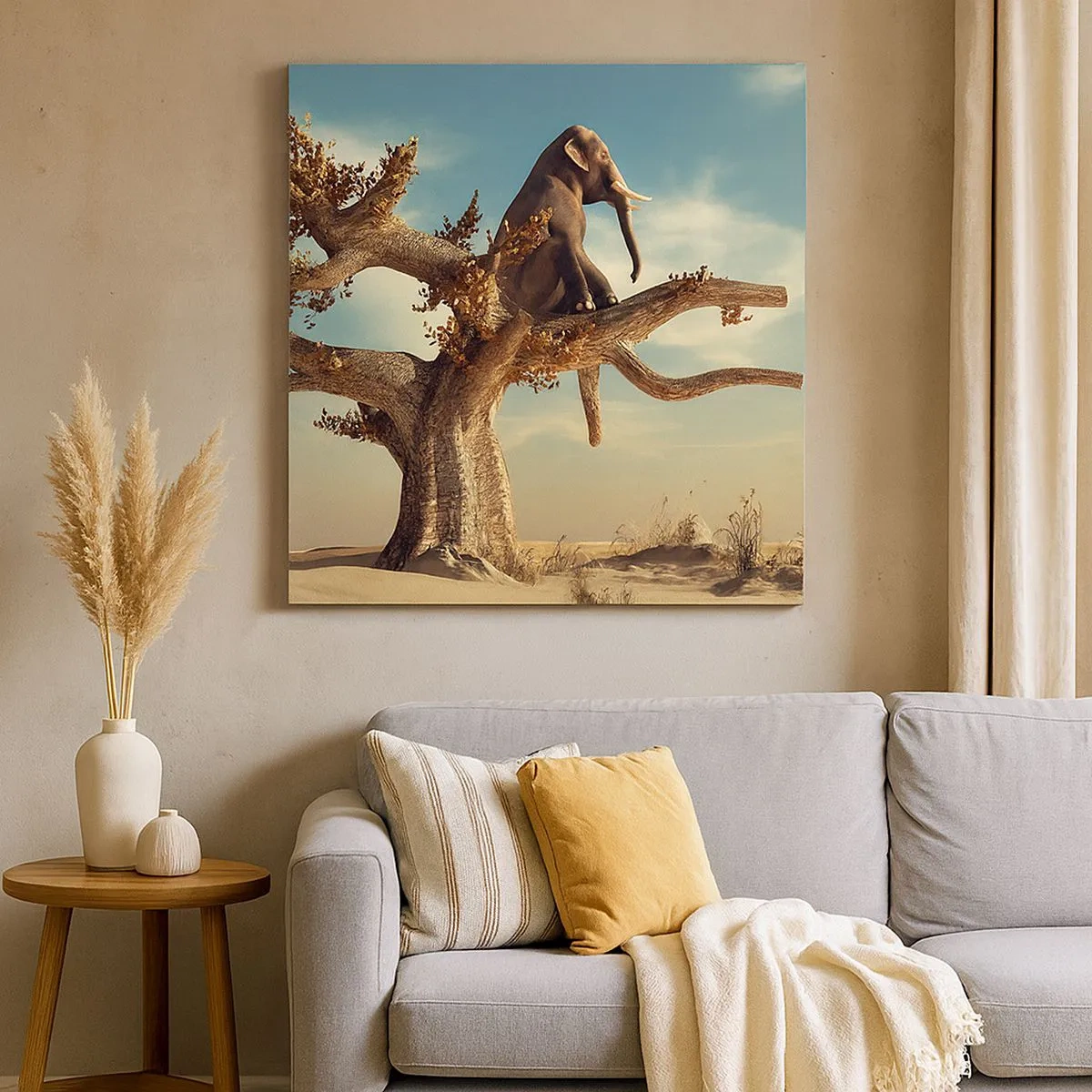 Bild auf Leinwand - Leinwandbild - Ein neuer Standpunkt - 30x30 cm