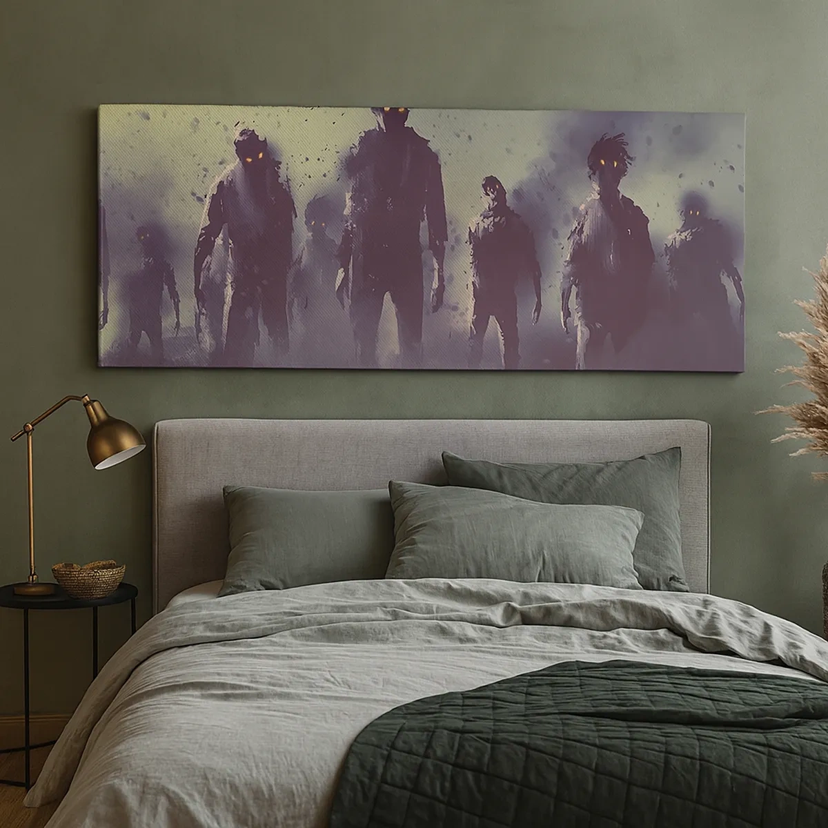 Bild auf Leinwand - Leinwandbild - Vorsichtig sein! Sie kommen - 30x30 cm