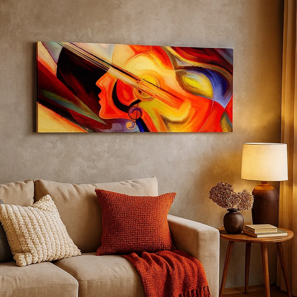 Bild auf Leinwand - Leinwandbild - Alles ist gut - 30x30 cm