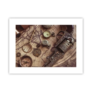 Poster - Das Abenteuer ruft - 40x30 cm