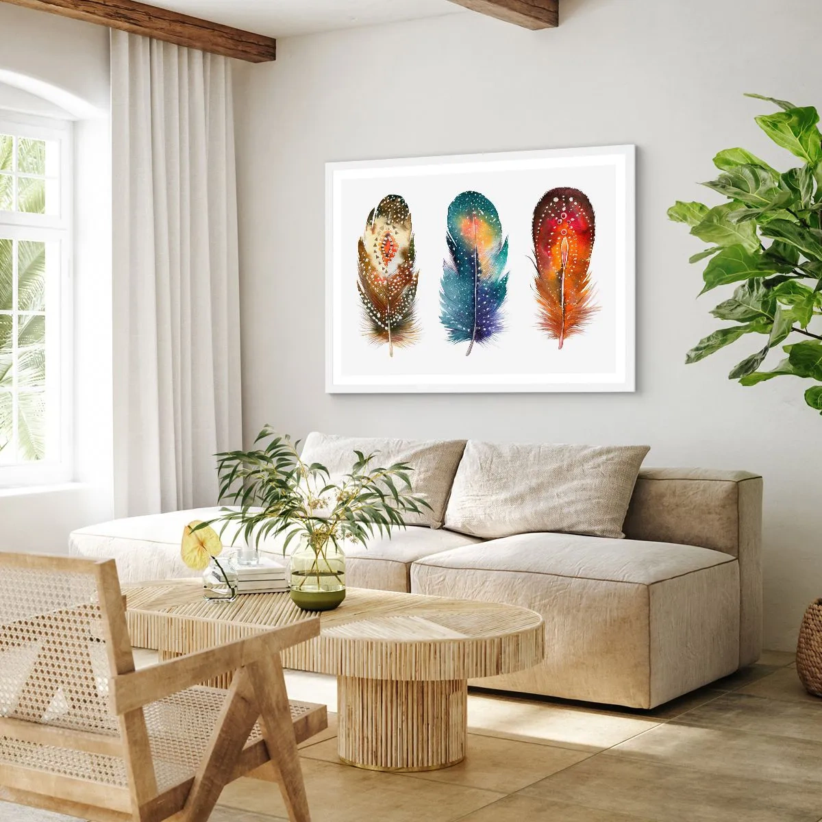 Poster in einem weißen Rahmen - Rituale, Zeremonien, Geheimnisse - 50x40 cm