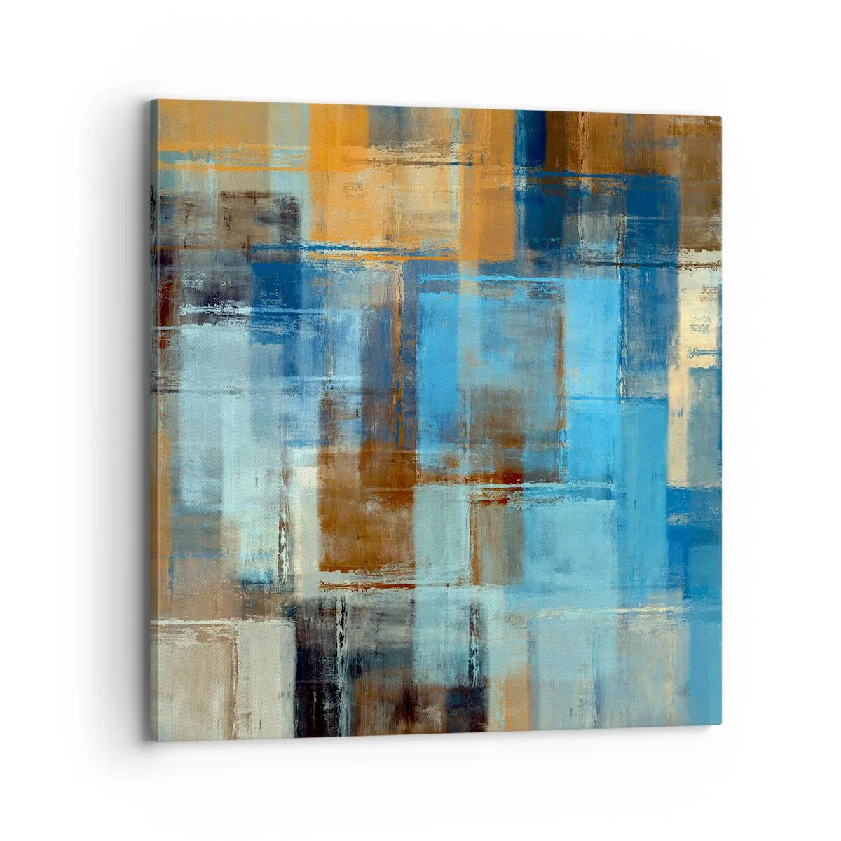 Bild auf Leinwand - Leinwandbild - Durch den blauen Schleier - 70x70 cm