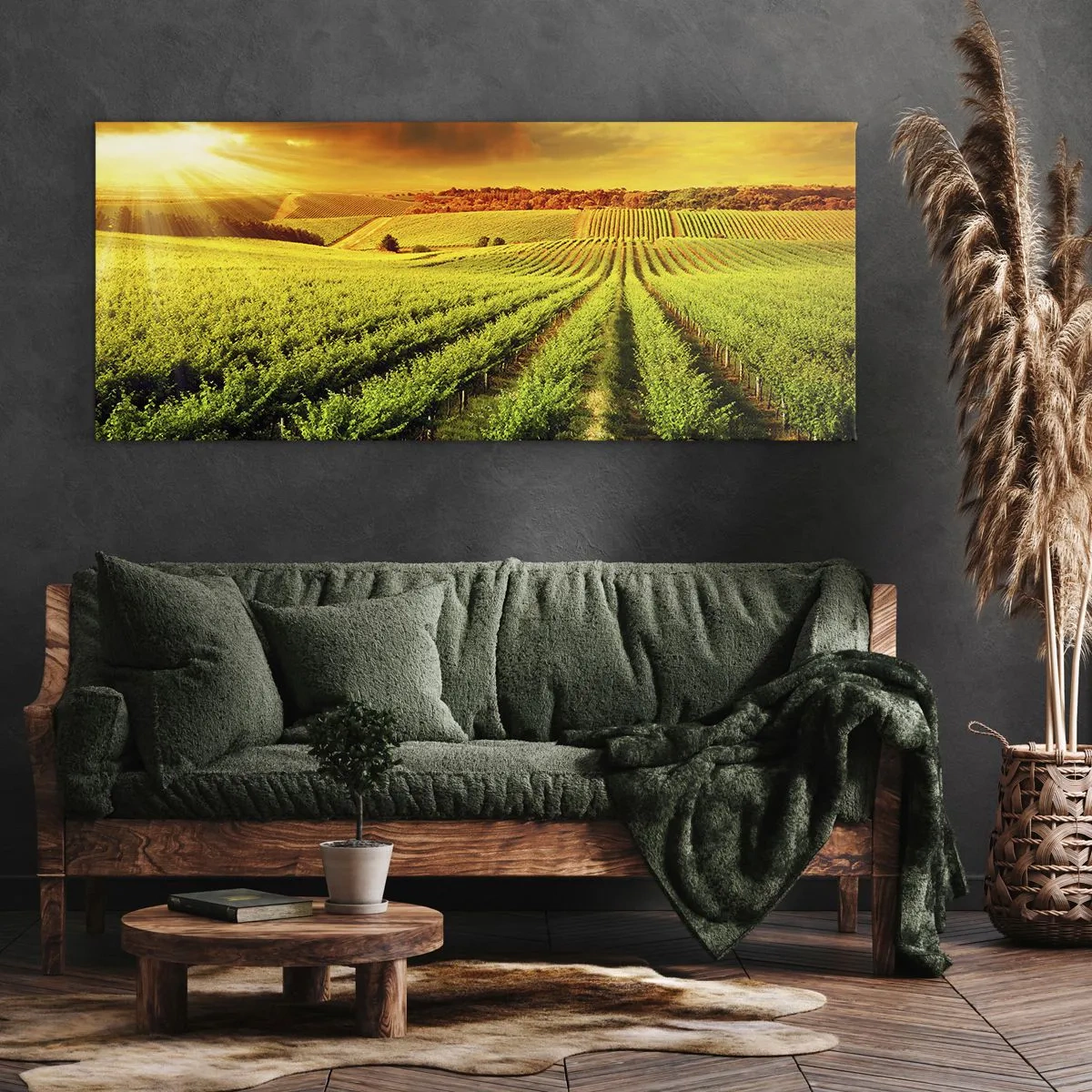 Bild auf Leinwand - Leinwandbild - Unter der australischen Sonne - 90x30 cm