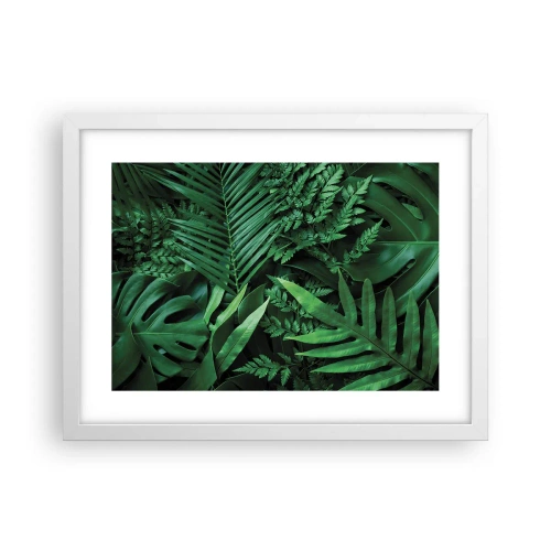 Poster in einem weißen Rahmen - Eingebettet ins Grüne - 40x30 cm