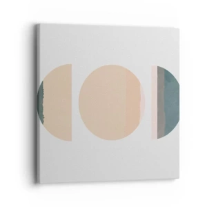 Bild auf Leinwand - Leinwandbild - Ein Rad hinter dem anderen… - 40x40 cm