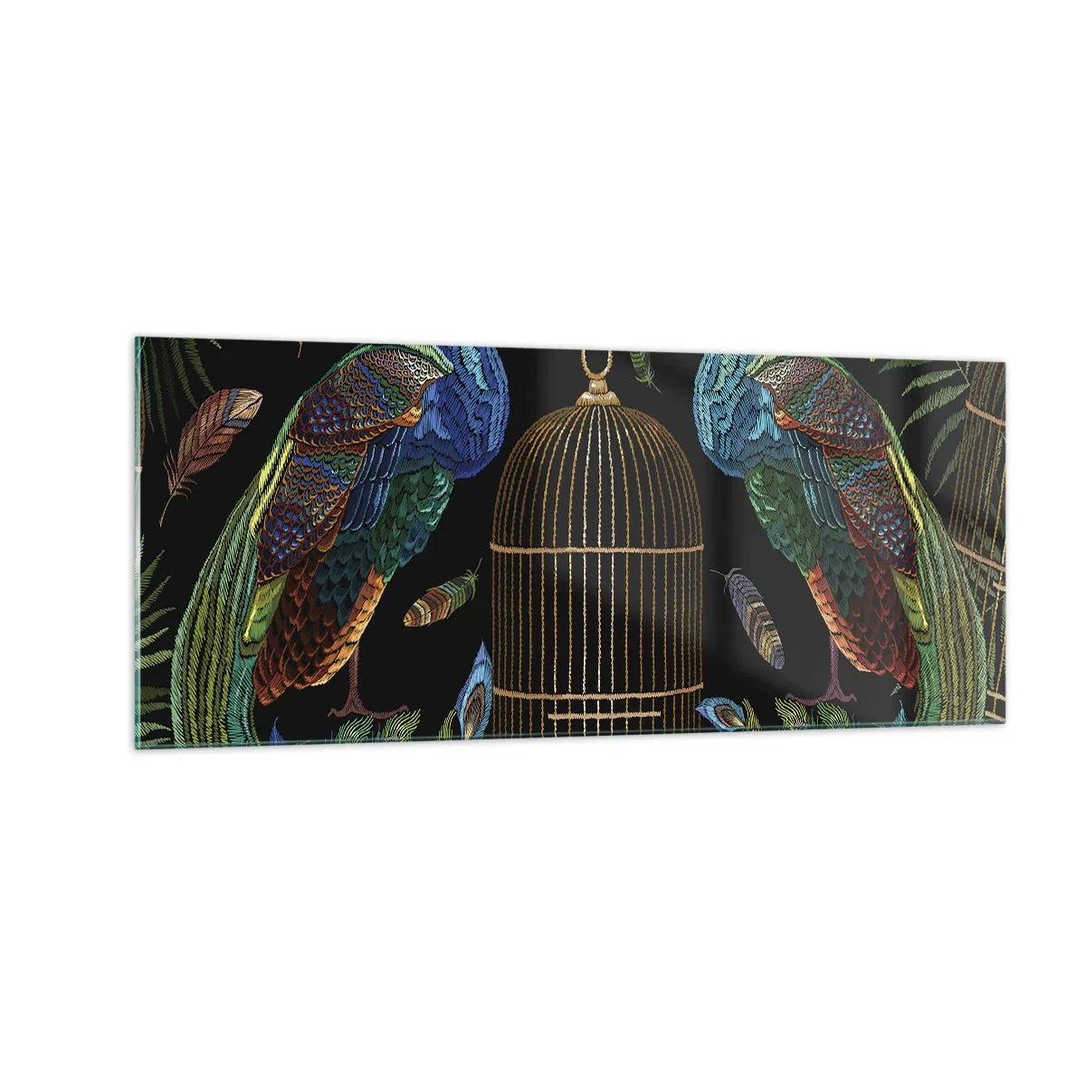 Glasbild - Bild auf glas - In königlichen Gewändern - 100x40 cm