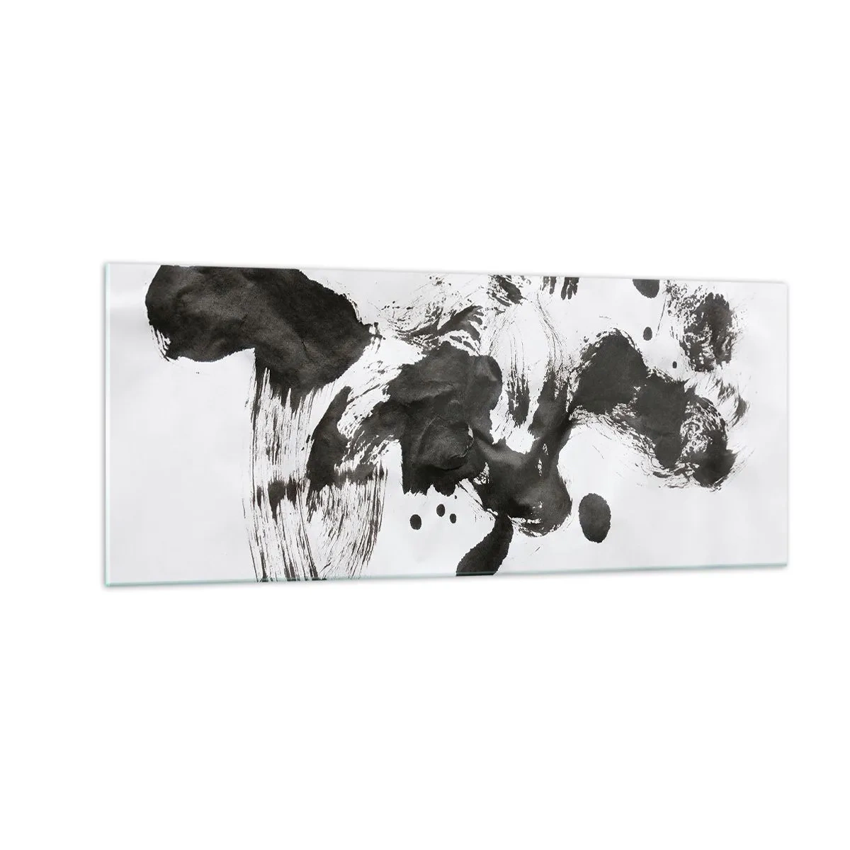 Glasbild - Bild auf glas - Obwohl das Wahnsinn ist, steckt darin eine Methode? - 100x40 cm