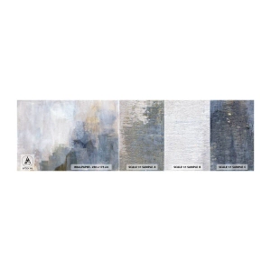 Fototapetenmuster Standard Eco - Farbtöne und Akkorde - Abstraktion, Stück, Malerei - 100x30 cm