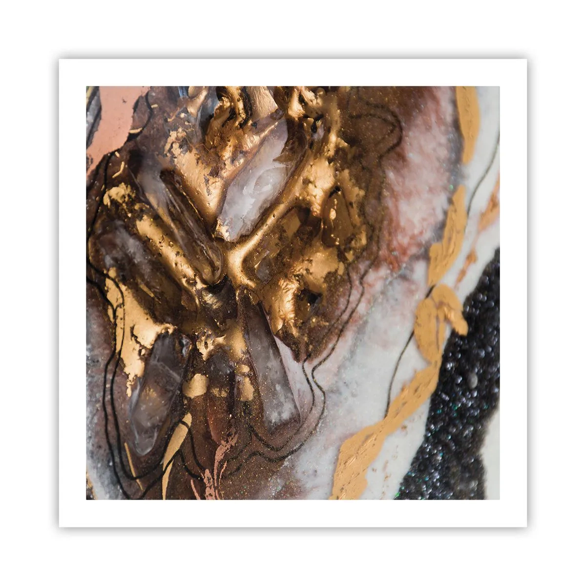Poster - Das Element der Erde - 60x60 cm