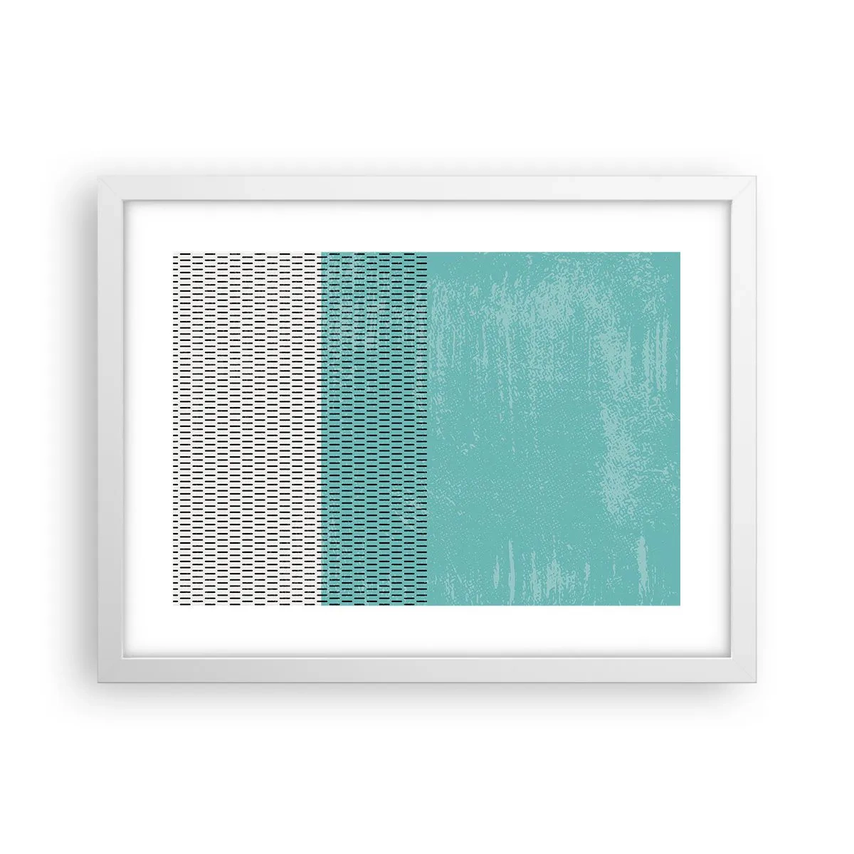 Poster in einem weißen Rahmen - Eine ausgewogene Komposition - 40x30 cm