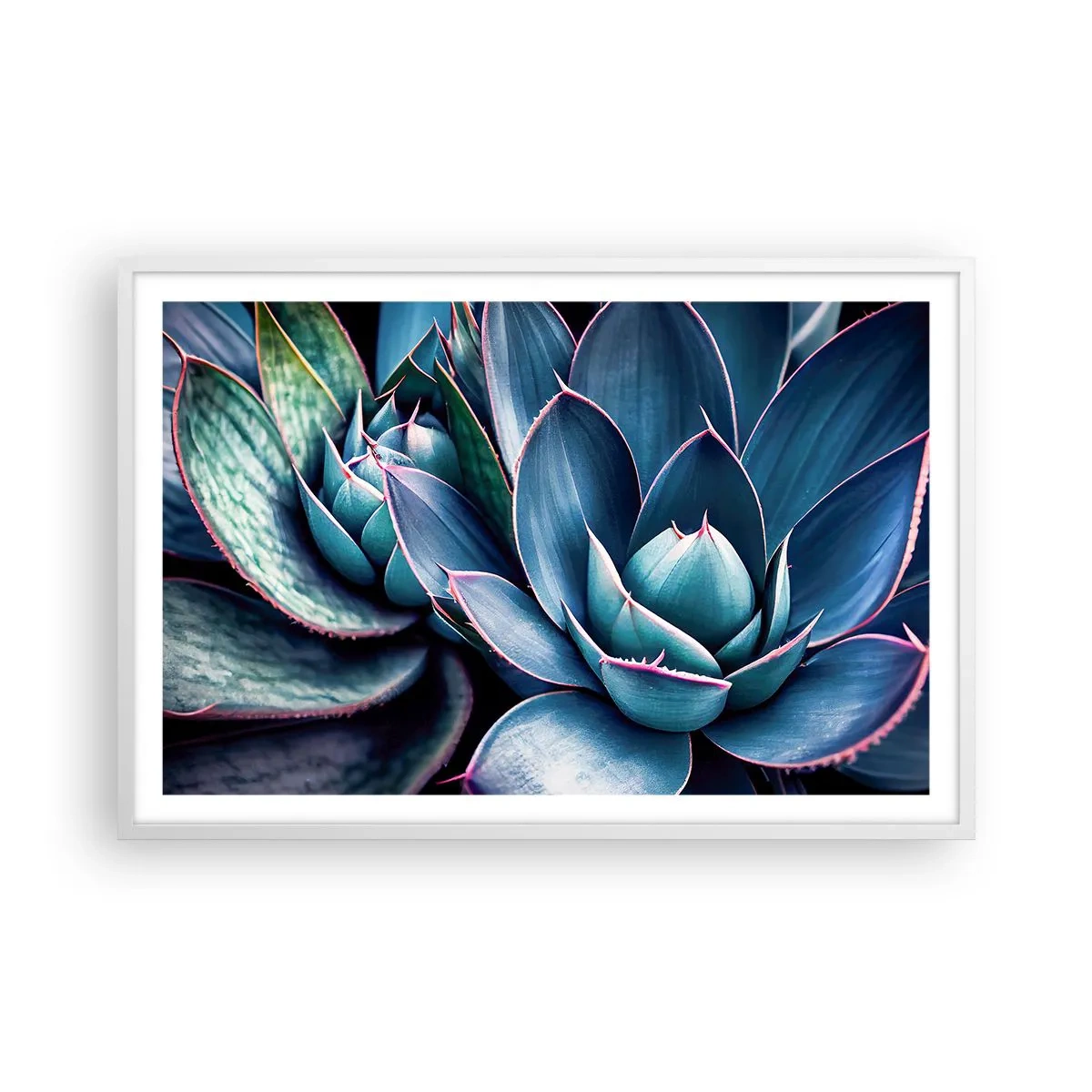 Poster in einem weißen Rahmen - Lebenskraft - 91x61 cm