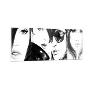 Glasbild - Bild auf glas - Schönheit multipliziert - 100x40 cm