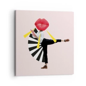 Bild auf Leinwand - Leinwandbild - Surreale Pop-Art - 70x70 cm