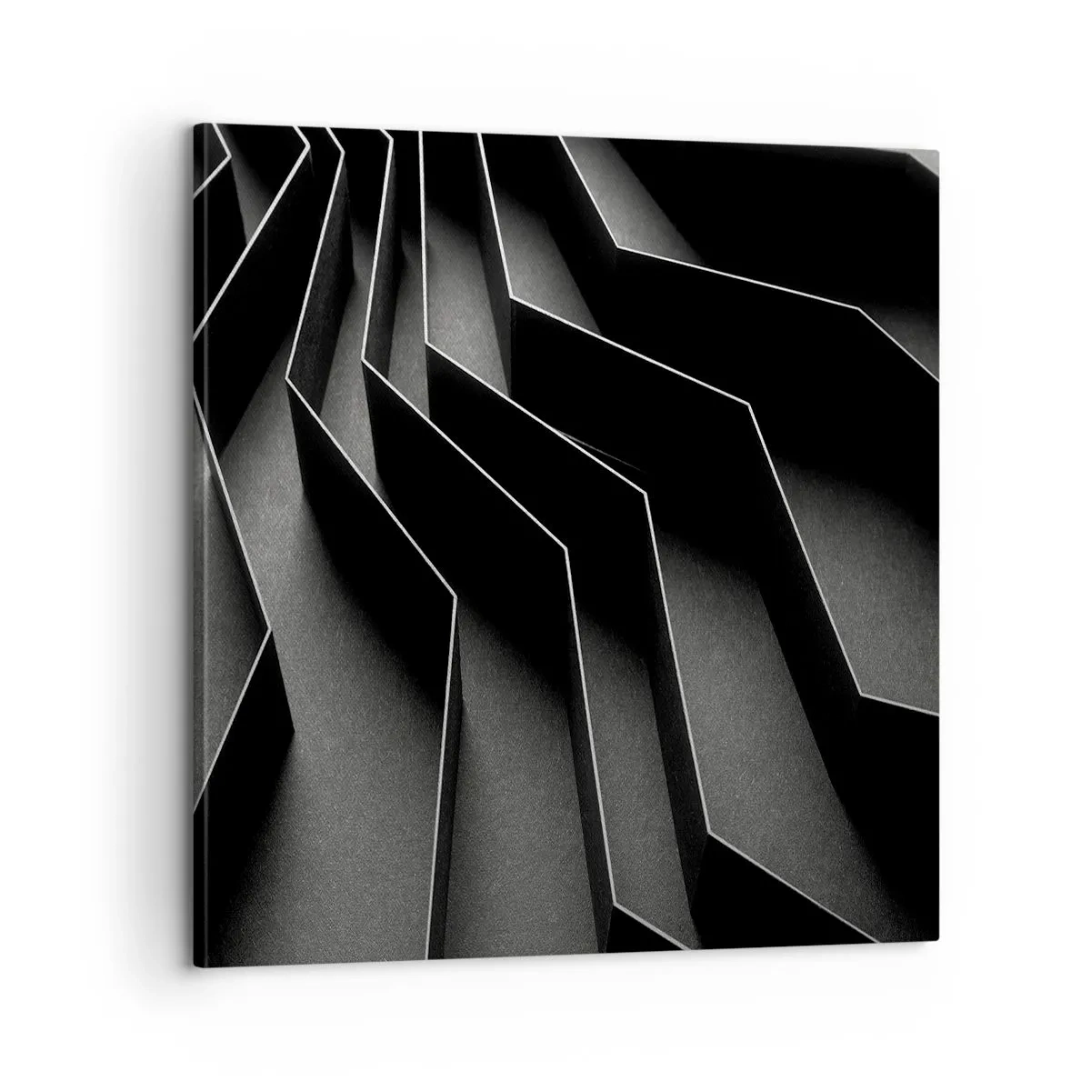 Bild auf Leinwand - Leinwandbild - Räumliche Ordnung - 60x60 cm