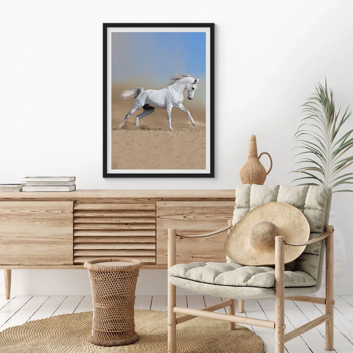 Poster in einem schwarzem Rahmen - Die schönste arabische Sage - 30x40 cm