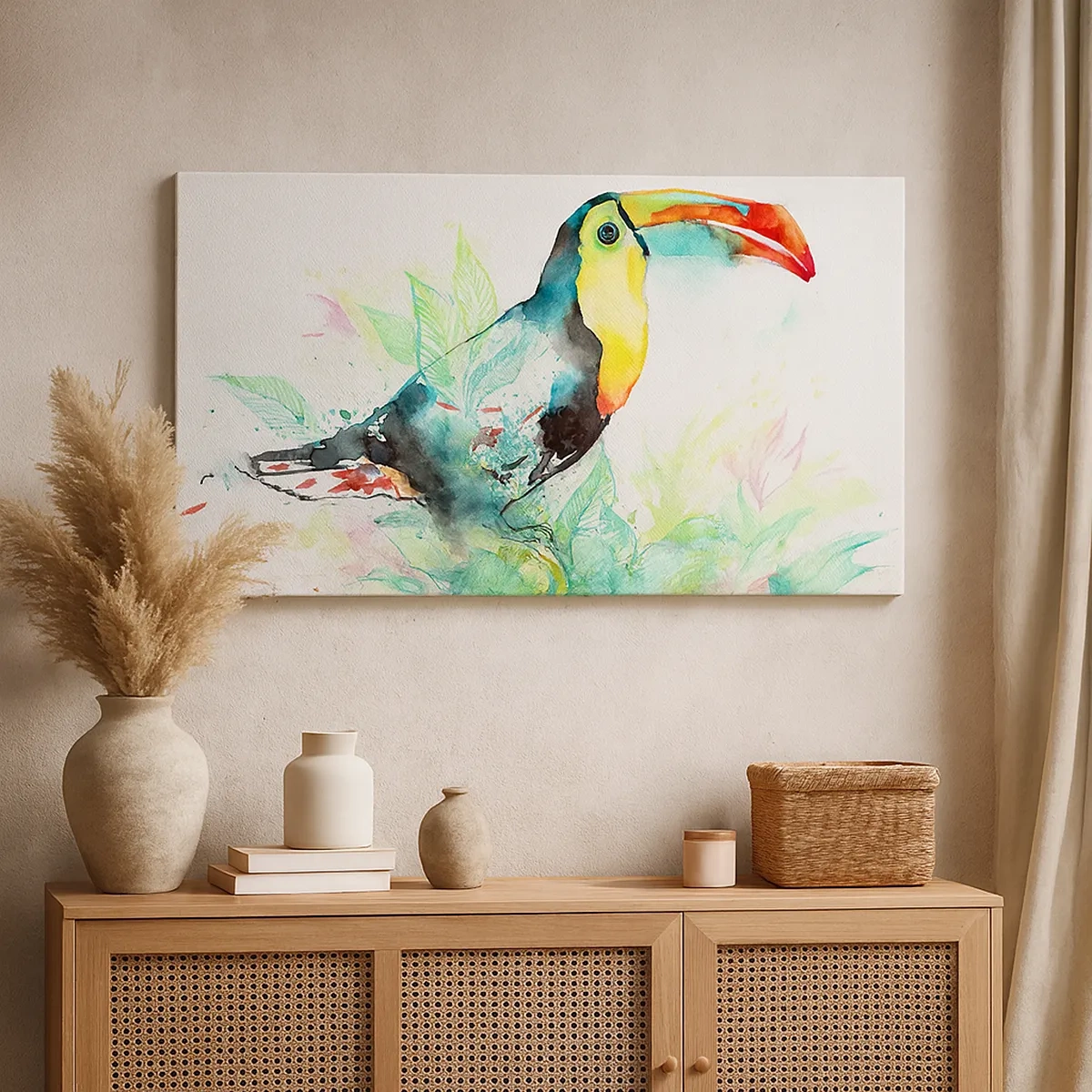 Bild auf Leinwand - Leinwandbild - So bunt wie Südamerika - 30x30 cm