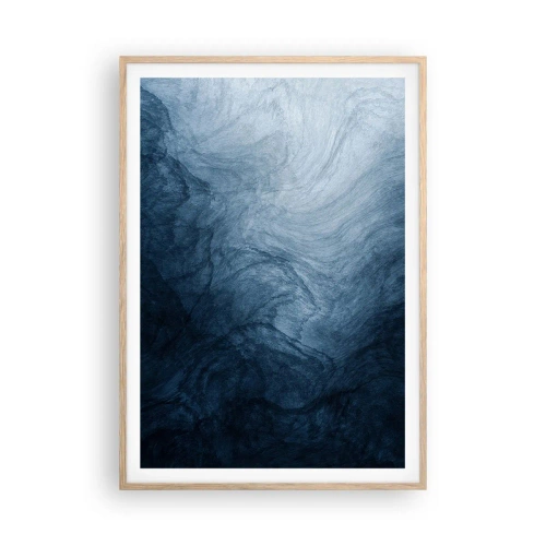 Poster in einem Rahmen aus heller Eiche - Greifen Sie tief - 70x100 cm