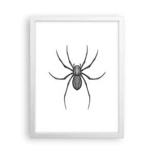 Poster in einem weißen Rahmen - Beunruhigende Präzision - 30x40 cm