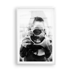 Poster in einem weißen Rahmen - Schöpfer und Material - 61x91 cm