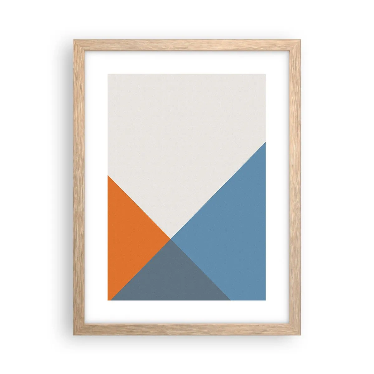 Poster in einem Rahmen aus heller Eiche - In einem Winkel… - 30x40 cm