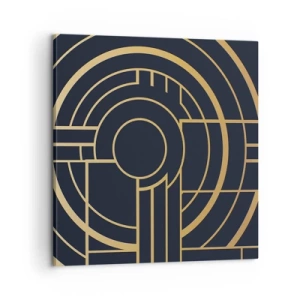 Bild auf Leinwand - Leinwandbild - Wendungen der Dinge - 60x60 cm