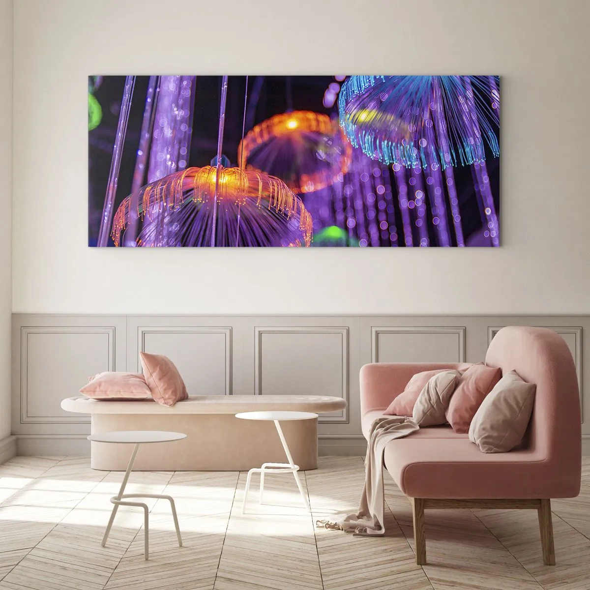 Glasbild - Bild auf glas - Lichtbrunnen - 100x40 cm