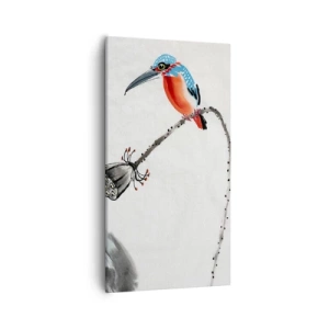 Bild auf Leinwand - Leinwandbild - Das Leben der Wiese - 55x100 cm