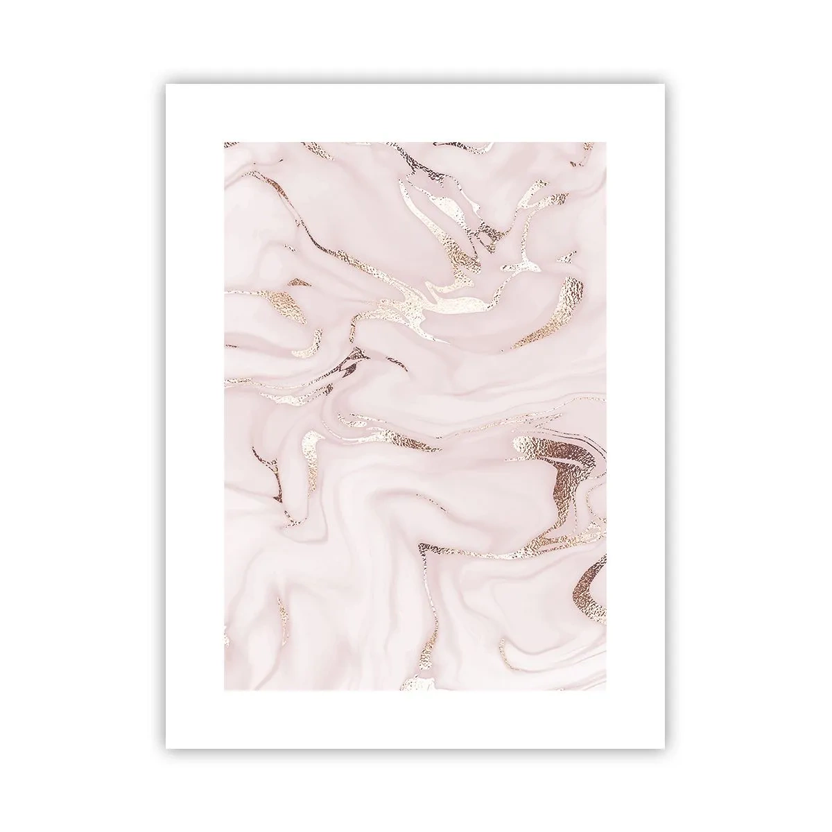 Poster - In einem rosa Schal - 30x40 cm