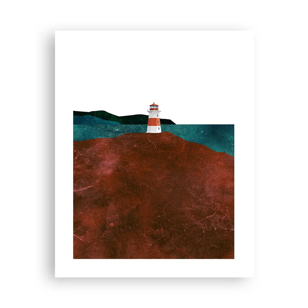 Poster - Aufs Meer starren - 40x50 cm