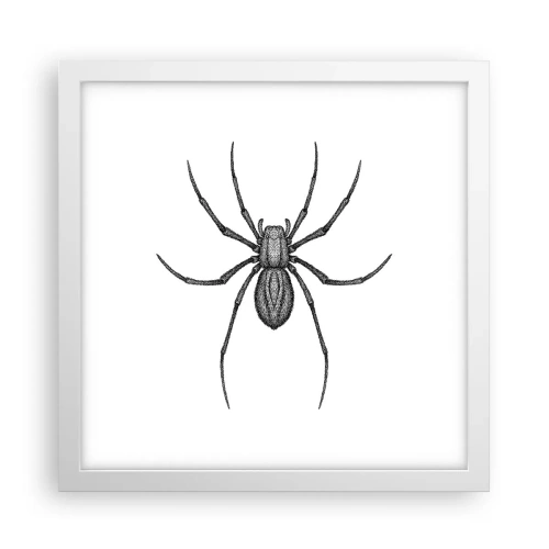 Poster in einem weißen Rahmen - Beunruhigende Präzision - 30x30 cm