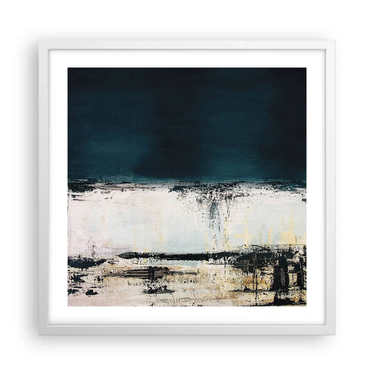 Poster in einem weißen Rahmen - Horizontale Komposition - 50x50 cm