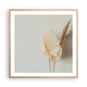 Poster in einem Rahmen aus heller Eiche - Wenn Sie Erleichterung brauchen - 60x60 cm