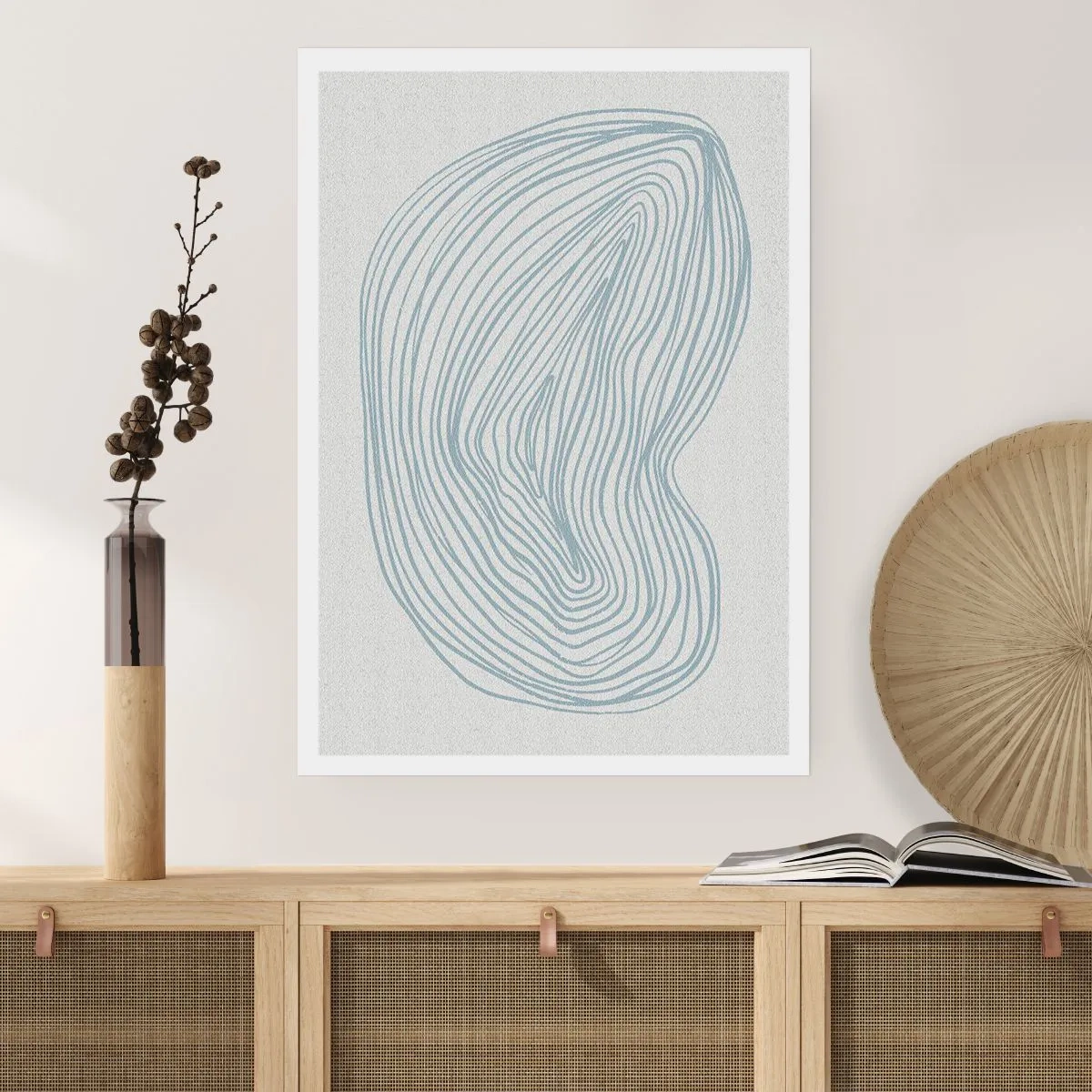 Poster - Das Lächeln der Wassertropfen - 40x50 cm