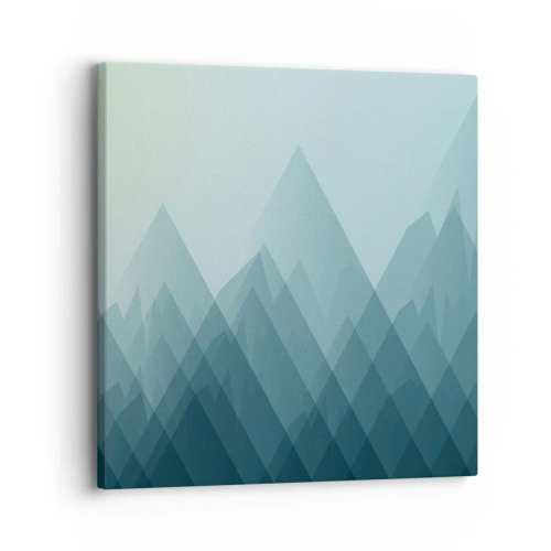 Bild auf Leinwand - Leinwandbild - Groß größer am größten - 30x30 cm