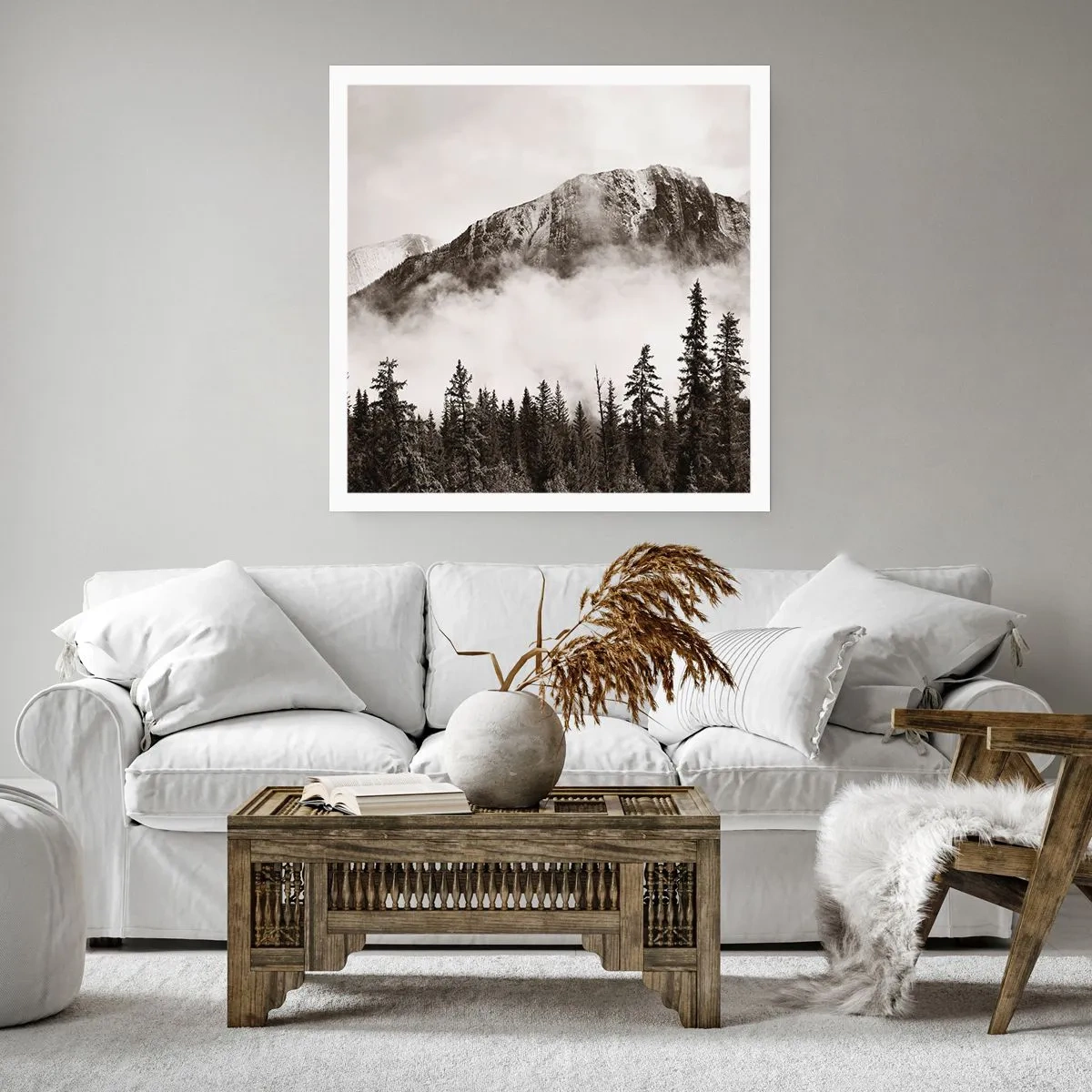 Poster - Lineal aus Granit - 30x30 cm