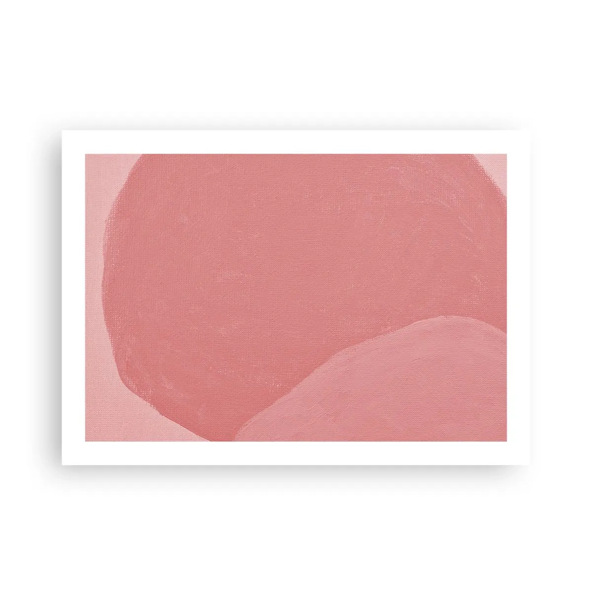 Poster - Organische Komposition in Rosa - 70x50 cm