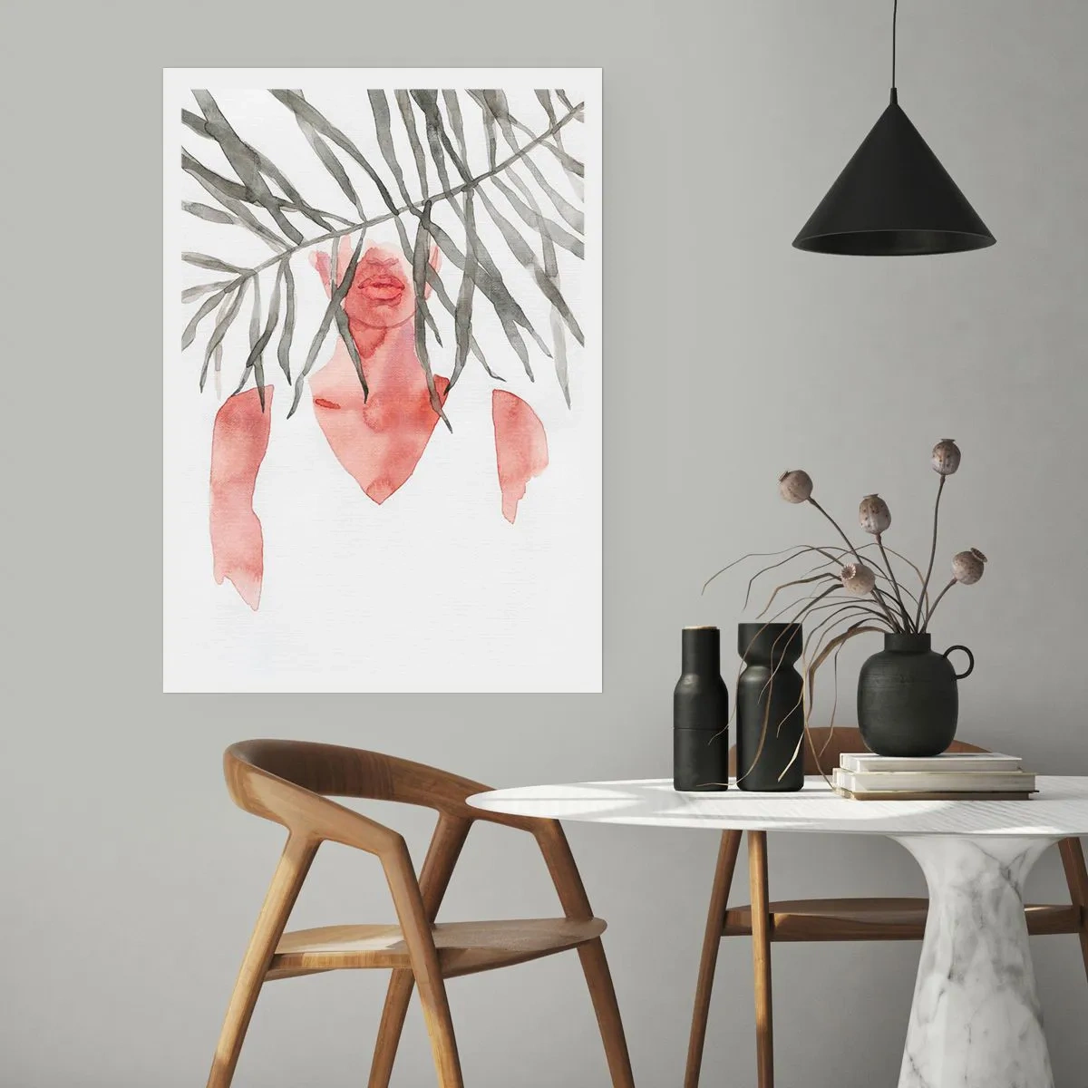 Poster - Dame der Tropen - 40x50 cm