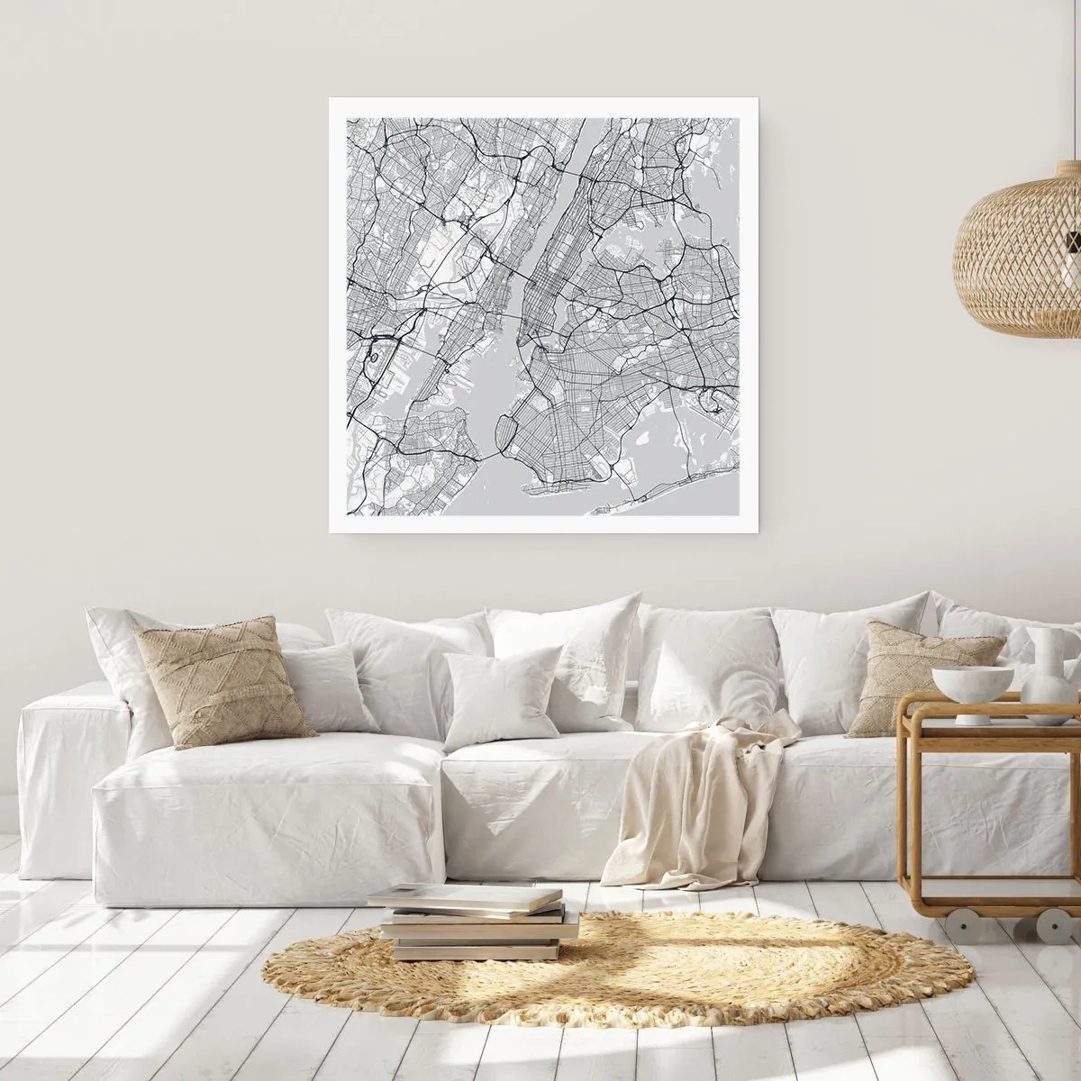 Poster - Die Anatomie einer Metropole - 30x30 cm