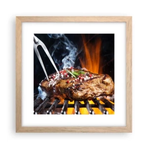 Poster in einem Rahmen aus heller Eiche - Saftig und duftend - 30x30 cm