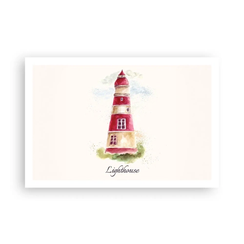 Poster - Das Wetter ringsum ist immer gut - 91x61 cm