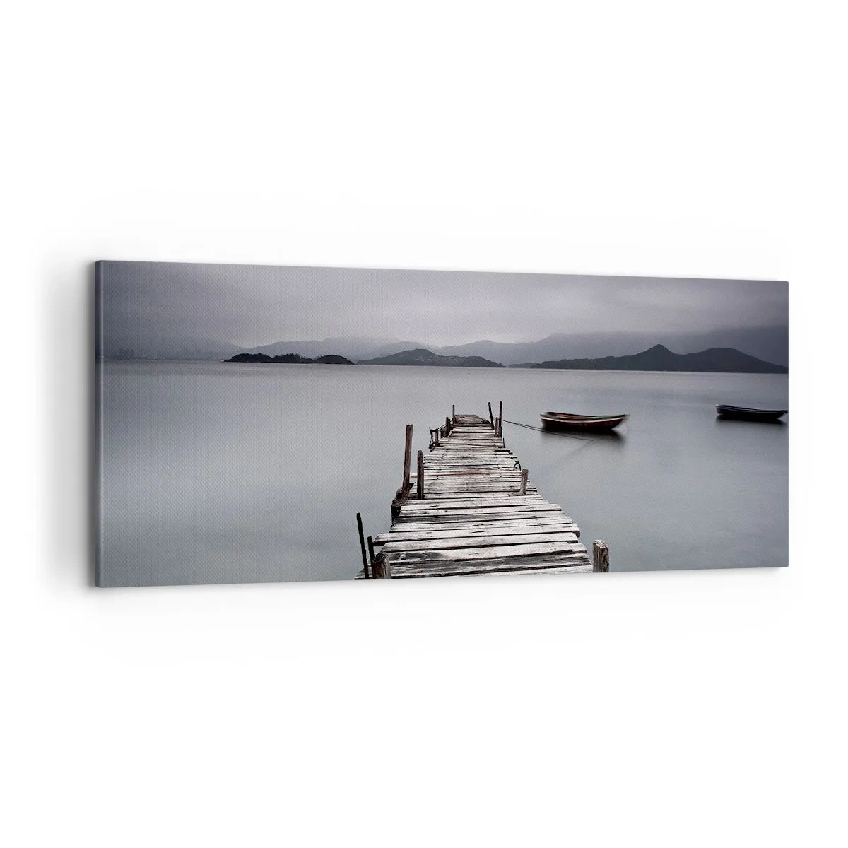 Bild auf Leinwand - Leinwandbild - Du kannst morgen gehen - 100x40 cm
