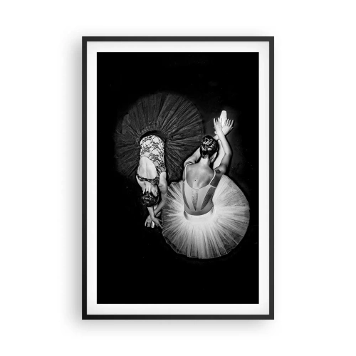Poster in einem schwarzem Rahmen - Jin und Jang – perfekte Balance - 61x91 cm