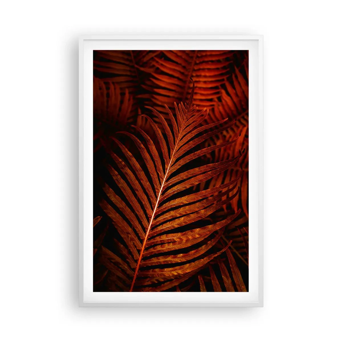 Poster in einem weißen Rahmen - Die Hitze des Lebens - 61x91 cm