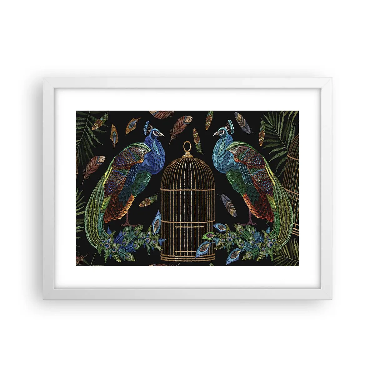Poster in einem weißen Rahmen - In königlichen Gewändern - 40x30 cm