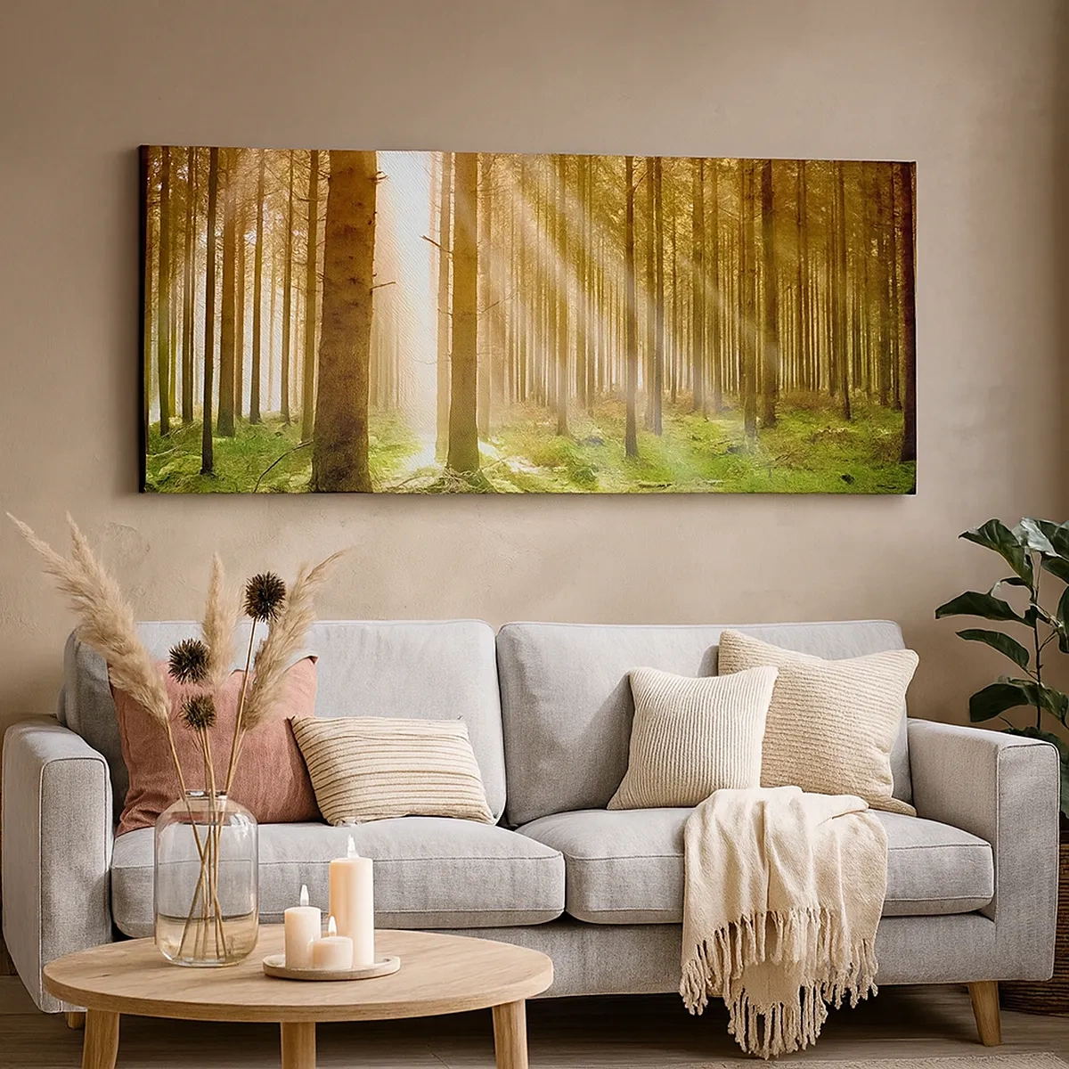 Bild auf Leinwand - Leinwandbild - Die Elfen werden bald erscheinen - 30x30 cm